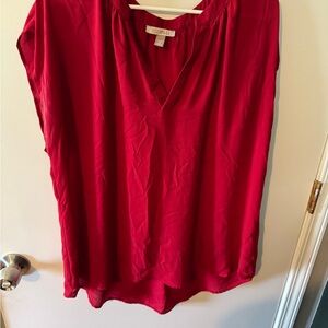 Roz & Ali Vibrant Red Blouse